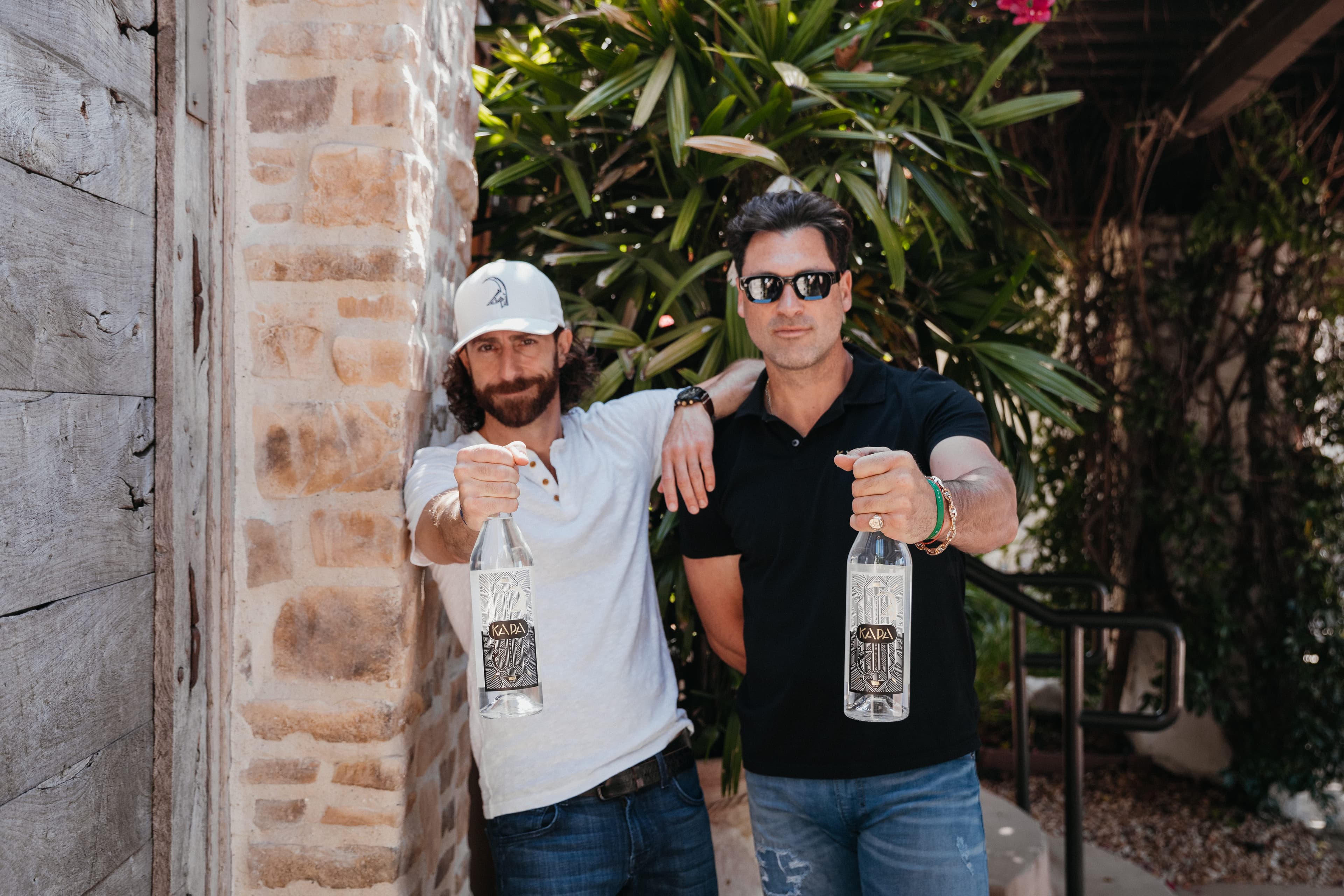 Maksim Chmerkovskiy and Ian Devereux White, KAPA Vodka co-founders